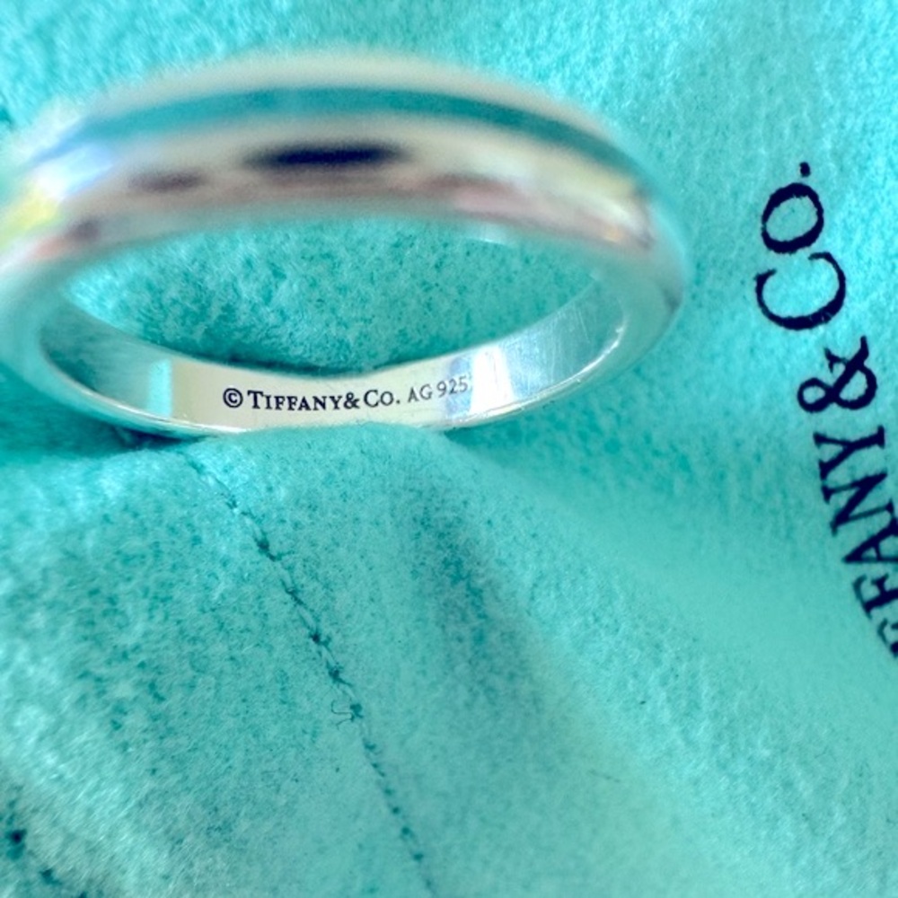 Tiffany & Co. blue enamel ring - Picture 3 of 4
